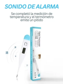 Digital Thermometer High Temperature Measurement For Armpit, Mouth, Durable Material White Color - White - View 6