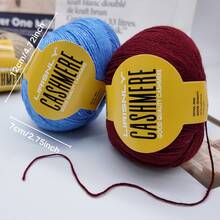 LIRISNLY 8 Balls/Pack 400g High Quality Cashmere Yarn, Soft, Warm, Breathable, Easy To Knit, For Knitting Sweaters, Hats, Gloves, Shawls, Blankets, DIY Handicrafts, Furniture Accessories - Multicolor - View 2