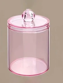 1件/2件/3件/4件套装 - 优雅水晶般亚克力收纳罐，适用于收纳卫生巾和美容工具，多功能台面收纳盒，可用于浴室、梳妆台、办公桌 | 现代时尚收纳盒，送给她的礼物，圣诞礼物，非常适合女性，房间装饰 - 無色 - 查看 15