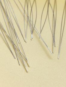 Stainless Steel Beading Needles, Openable, Quick Beading, Suitable For DIY Jewelry Making Tools - Silver - View 3