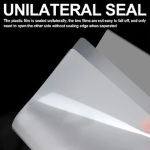 100 Sheets A4 Size Clear Thermal Laminating Sheets, 50Mic/60Mic Waterproof Thermal Laminating Film 8.7*12.1 Inch, Suitable For All Thermal Laminating Machines, Office & School Plastic Paper Supplies