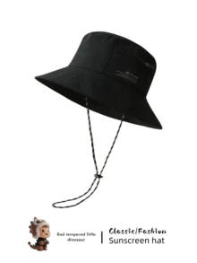 1 件装男士波西米亚风格渔夫帽，防紫外线钓鱼太阳帽，户外可折叠遮阳帽 - 一件裝漁夫帽 - 查看 12