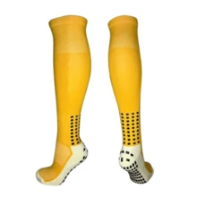 Kit 3 Professional Non-Slip Socks Futsal Football Grip Halloween Spring Festival Other Warm Fabric Underwear And Sleepwear > Men's Socks > Men's Sports Socks - 芥末黃 - 查看 1