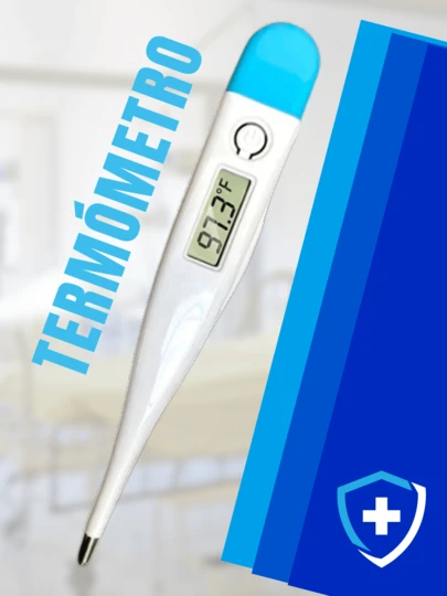Termómetro Digital Alta Medición de Temperatura ️para Axila, Boca, Material Duradero Color Blanco