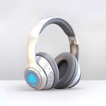 Halloween Must Have: RGB Breathing Lights Wireless Headphone Dynamic RGB Breathing Lights Wireless Headphone Ultra 200H Battery Life, 99D Immersive Surround Sound With Crystal Clear Noise Cancelling Mic, All-Day Comfort & Universal Compatibility Gift For Girls & Boys