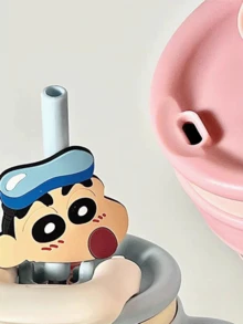 CRAYON SHINCHAN 1200ml/42.27oz Genuine Crayon Shin-Chan Cartoon Pattern Insulated Tumbler, Car Travel Gift Cup - Multicolor - View 5