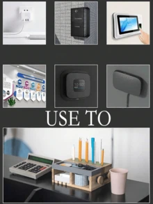 1/2pcs Double-Sided Nano Tape - Heavy Duty, Washable Clear Adhesive Strips, Reusable Gel Adhesive, Removable No-Residue Craft Tape, Suitable For Kitchen, Office, Home And Automotive Use | Double-Sided Tape | Strong Adhesive - Clear - View 11