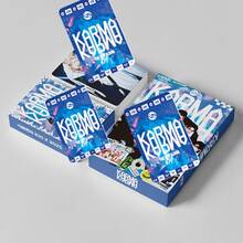 1 set/55 piezas Nuevo Merchandising de Fandom KARMA, que incluye tarjetas pequeñas, pósters, tarjetas LOMO, impresión de alta definición a doble cara, set de postales coleccionables, un regalo sorpresa para fans y amigos - Multicolor - Ver 4