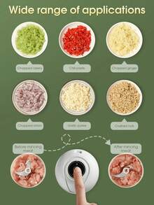 Electric Garlic Chopper, Onion Chopper, Multifunctional Vegetable Slicer, USB Charging, Independent Design, Easy To Clean, Garlic Grinder, Blender, Seasoning And Spice Tool, Food Kitchen Small Tool, Household, Outdoor, Picnic Auxiliary Food Cooking Machine