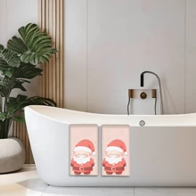 2/4 Pcs Snowman Printed Dish Towels, Christmas Gifts, Christmas Decorations, Super Absorbent Microfiber Modern Towels For Cooking, Baking, Washing Dishes, Cleaning, Hand Towels, Tea Towels, Soft And Highly Absorbent, Kitchen Decor, Gifts For Neighbors, Mothers, Birthdays, Housewarming For Friends, Kitchen Essentials, Daily Necessities - Multicolor - View 9