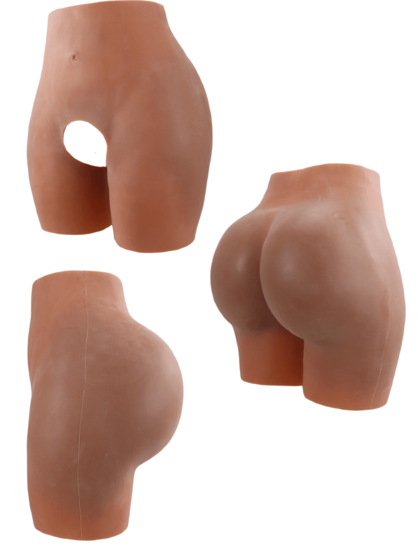 Pantalones cortos levantadores de glúteos de silicona de estilo europeo y americano, pantalones moldeadores de cintura alta unisex con glúteos falsos, diseño reforzado que levanta los glúteos, adecuados para uso diario y deportivo, con un moldeado que da confianza