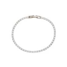 Conjunto de pulseras de mujer con trébol de cuatro hojas con incrustaciones de circonita, estilo europeo y americano a la moda, adecuado para múltiples ocasiones, se puede apilar, también adecuado como regalo para amigas y novias