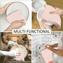 2/4 Pcs Snowman Printed Dish Towels, Christmas Gifts, Christmas Decorations, Super Absorbent Microfiber Modern Towels For Cooking, Baking, Washing Dishes, Cleaning, Hand Towels, Tea Towels, Soft And Highly Absorbent, Kitchen Decor, Gifts For Neighbors, Mothers, Birthdays, Housewarming For Friends, Kitchen Essentials, Daily Necessities - Multicolor - View 11