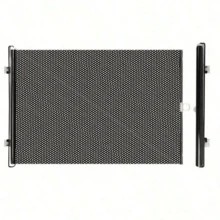 Versatile Pet Safety Gate - Expandable Pet Gate Portable Adjustable Safety Dog Gate - Indoor Outdoor Gate - Easy Install Stair Barrier For Pets - Can Be Used To Increase The Height Of A Pet Safety Gate - Non-Mesh Fabric - PVC Material