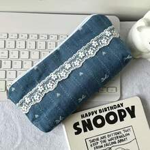 1个蕾丝铅笔盒、小型花卉文具收纳袋和化妆包。学生文具必备，非常适合返校季。 - 多色 - 查看 11