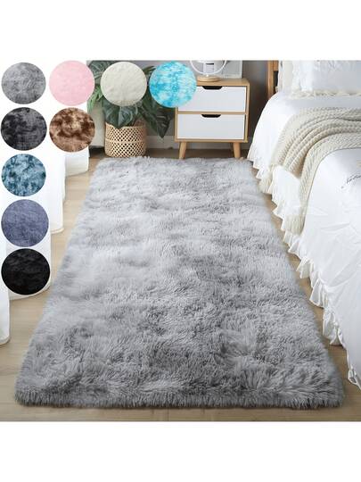 Luxe Faux Fur Thickened Bedside Long Area Vloerkleed Soft, Thick, Durable Anti Slip Bottom, Bedroom Living Room