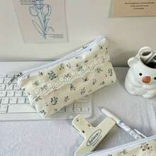 1个蕾丝铅笔盒、小型花卉文具收纳袋和化妆包。学生文具必备，非常适合返校季。 - 多色 - 查看 8