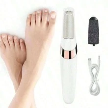 1件装电动磨脚器，电动磨脚器，电子磨脚器，创意电子磨脚器，家用去茧器，可充电式去茧器，专业足部护理套装，完美礼物 - 白色 - 查看 14