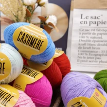 LIRISNLY 8 Balls/Pack 400g High Quality Cashmere Yarn, Soft, Warm, Breathable, Easy To Knit, For Knitting Sweaters, Hats, Gloves, Shawls, Blankets, DIY Handicrafts, Furniture Accessories - Multicolor - View 4