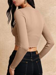 DUKEZA Women Tops - Apricot - View 2