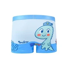 Paquetes 4 piezas calzoncillos Cómodos  y suaves con estampado para niños - Celeste - Ver 5