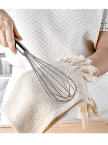 1 pezzo Frusta in acciaio inossidabile, piccolo utensile da cucina per sbattere uova e montare la panna, per la cottura di torte, accessori essenziali per la cucina Rama, per uso in cucina, per uso domestico, per ristoranti di alta qualità - Argento - Visualizzare 3