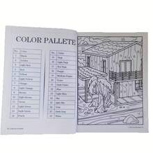 Color By Number For Adults – 75 Relaxing Designs With Flowers, Animals, Mandalas, And Landscapes - A - Xem 6