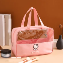 1 件 Sanrio 包 便携式防水 旅行化妆包 洗漱包 化妆包 收纳包 女士学校用品 学校用品 大学宿舍 学生邮轮必备沙滩包 沙滩必需品 沙滩巾收纳包 沙滩配件 沙滩用品 度假包 夏季度假必备品 - 彩色 - 查看 13