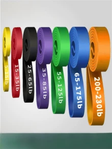 1pc Resistance Band, Pull-Up Assist Band - Exercise Band Set - Mobility Band, Lifting Straps, Elastic And Exercise Bands Set For Men And Women Fitness Training, Suitable For Stretching, Yoga, Pilates, Gym, Home Workout - Resistance Bands - View 3