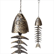 Japanese Traditional Lucky Small Wind Chimes For Outside, Iwachu Cast Iron Bless Temple Wind Bell Memorial And Sympathy Leaf Wind Chimes Indoor Garden Bell, Patio, Balcony (Leaf) - Animal Styles - View 16