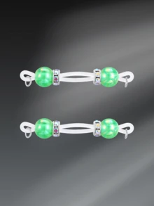 CIZME 1 pereche drăguț stras fals inele pentru mamelon pentru femei pentru decor zilnic, culoare bomboane manșetă pentru mamelon non-piercing inele pentru mamelon fals piercing bijuterii