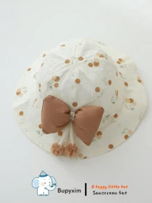 1pc Infant/Toddler Bucket Hat, Suitable For Everyday Wear - Children's Bucket Hat - View 6