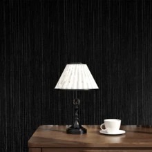 A Roll Of Black Imitation Cloth Wallpaper, A Fashionable And Simple Dark Style Wallpaper, Waterproof Self-Adhesive, Peel And Stick Wallpaper, Size: 60cm * 3/5/10M, Beautiful, Durable, Detachable, Easy To Install Wallpaper, Suitable For Home Living Room Bedroom Decoration, Furniture Cabinet Drawer Interior Wall Decoration, Decorative Stickers - Black - View 6