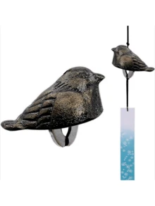 Japanese Traditional Lucky Small Wind Chimes For Outside, Iwachu Cast Iron Bless Temple Wind Bell Memorial And Sympathy Leaf Wind Chimes Indoor Garden Bell, Patio, Balcony (Leaf) - Animal Styles - View 19