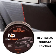 Kit 2 Ceras Revitalizadora Renova Plasticos Para Carro Moto