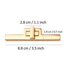 1/2/3 chiếc khóa kim loại cổ điển cho túi xách DIY, ví da thủ công, phụ kiện túi vàng thanh lịch, phụ kiện túi thủ công (bốn màu để lựa chọn) - Vàng - Xem 8