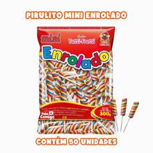 Kit 5 Guloseimas Rende 20/30/40/50 Sacolinhas Aniversário Infantil Pipoca Bombom Pastilha Tubete  - Fala Comigo - Rende 20 sacolinhas - Visão 3