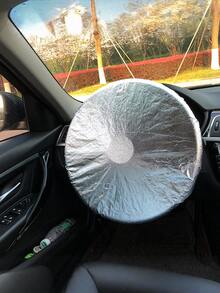 1pc Car Steering Wheel Sunshade Car Steering Wheel Cover Sunshade Car Interior Products