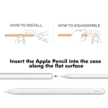 Case Compatible With Apple Pencil Pro And 2nd Generation Case Cover Silicone Protective Sleeve Skin Accessories With 3pcs Apple Pencil Tips Cover