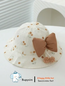 1pc Infant/Toddler Bucket Hat, Suitable For Everyday Wear - Children's Bucket Hat - View 12