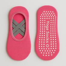 Kit 3 Pairs Of Adult Non-Slip Pilates Yoga Fitness Women's Activities Slipper Socks - 彩色 - 查看 10