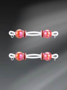 CIZME 1 pereche drăguț stras fals inele pentru mamelon pentru femei pentru decor zilnic, culoare bomboane manșetă pentru mamelon non-piercing inele pentru mamelon fals piercing bijuterii