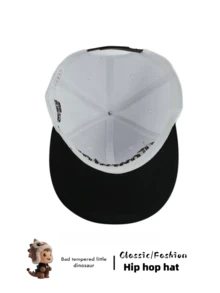 1 件男女通用平檐棒球帽，个性化刺绣字母夏季太阳帽，嘻哈风格