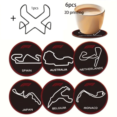 6/2/1 st keramiska underläggshållare järnställ 4/6 st underläggsförvaringsset - lämplig för heminredning och samling