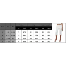 Women's Tummy Control Work Capri Pants Stretch High-Waist Crop Pull-On Pants Casual Capris Slacks Yoga - trắng - Xem 7