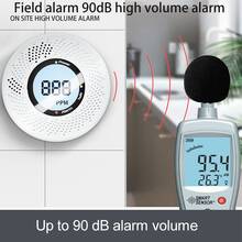 2 Pieces Combination Pack Of Smoke And Carbon Dioxide Alarms, 1 Smoke Alarm And 1 Carbon Monoxide Detector Each, A Combination Of Smoke Detector And Carbon Monoxide Detector, 85-Decibel Alarm