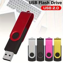 USB Flash Drive 64GB 128GB Pen Drive High Speed Memory Stick Pendrive 8GB 32GB 2.0 U Disk Memoria Cle USB Gift For PC Car TV - Red and Black - View 4