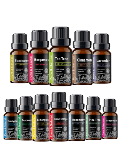 10ml Aromatherapy Essential Oil, Pure Natural Organic Essential Oil, Containing 14 Different Fragrances. Dropping Bottle Suitable For Diffusers, Humidifiers, Massage