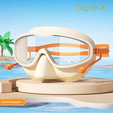 1 Pair Kids Swimming Goggles With Nose Clip, Anti-Fog, Suitable For Children And Teenagers Aged 4-14 - Multicolor - View 12