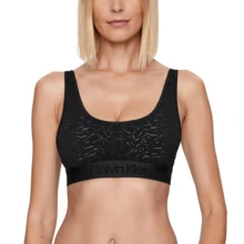 Calvin Klein Women's Sports Bra - 黑色 - 查看 3